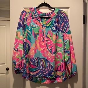 Lilly Pulitzer Elsa Silk Top